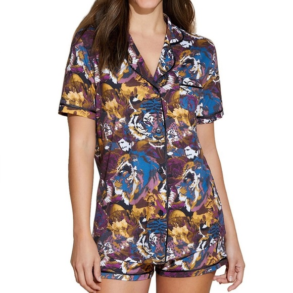 Cosabella Other - 🆕COSABELLA “Africa Tiger/Sahara” Pima Cotton PJ Set, Size XS